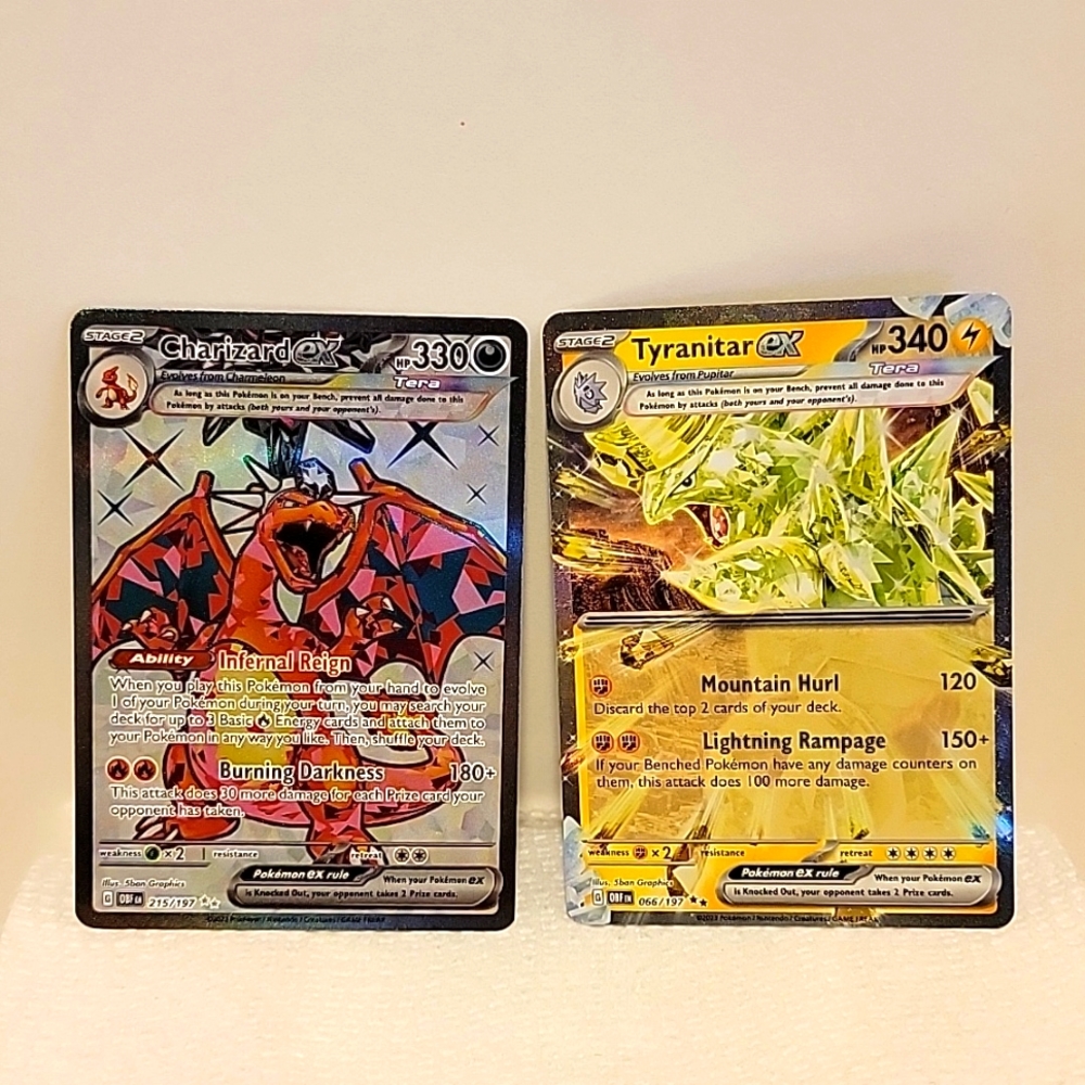 Pokemon cards lot of 3 Ex and 1 full art.... new
